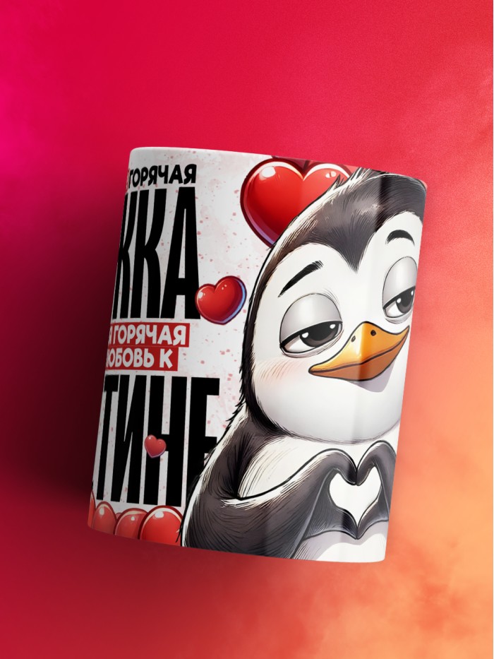 Горячая кружка на 14 февраля Кристине  Истра
