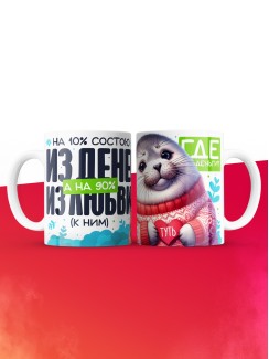 Кружка на 14 февраля на 10% состою из денег на 90% из любви