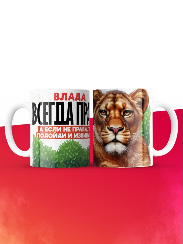 Кружка Влада всегда права  Истра