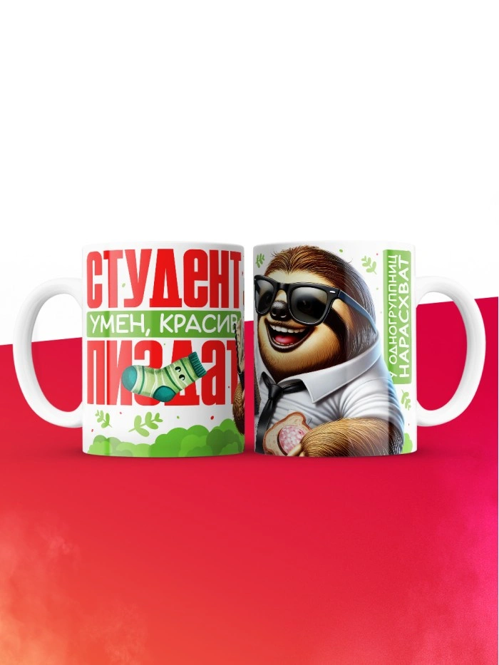 Кружка прикол для студента  Истра