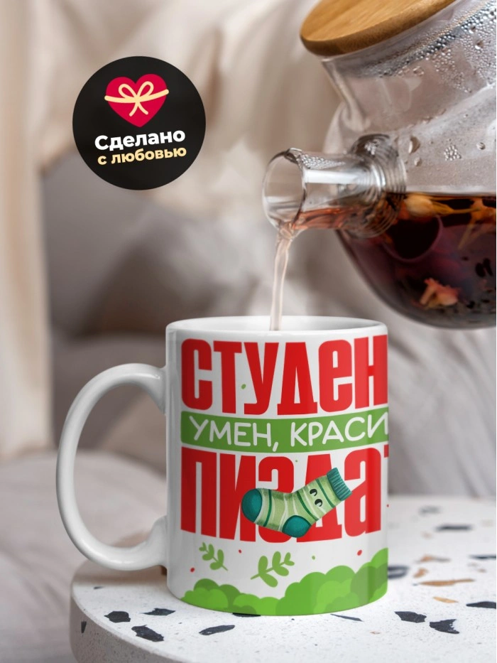 Кружка прикол для студента  Истра